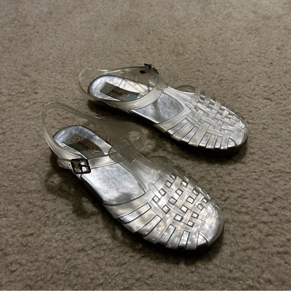 Jeffrey Campbell clear jelly shoes (size 39 aka 7.5) - Picture 2 of 4
